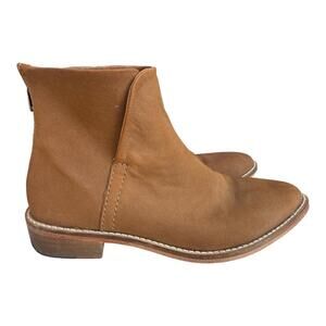 Free People Century Flat Western Ankle Boot Women size 37 US 7-7.5 EUC